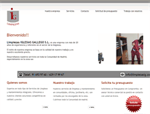 Tablet Screenshot of limpiezasig.com